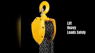 高耐久レバーチェーンブロック 1.5トン イエロー